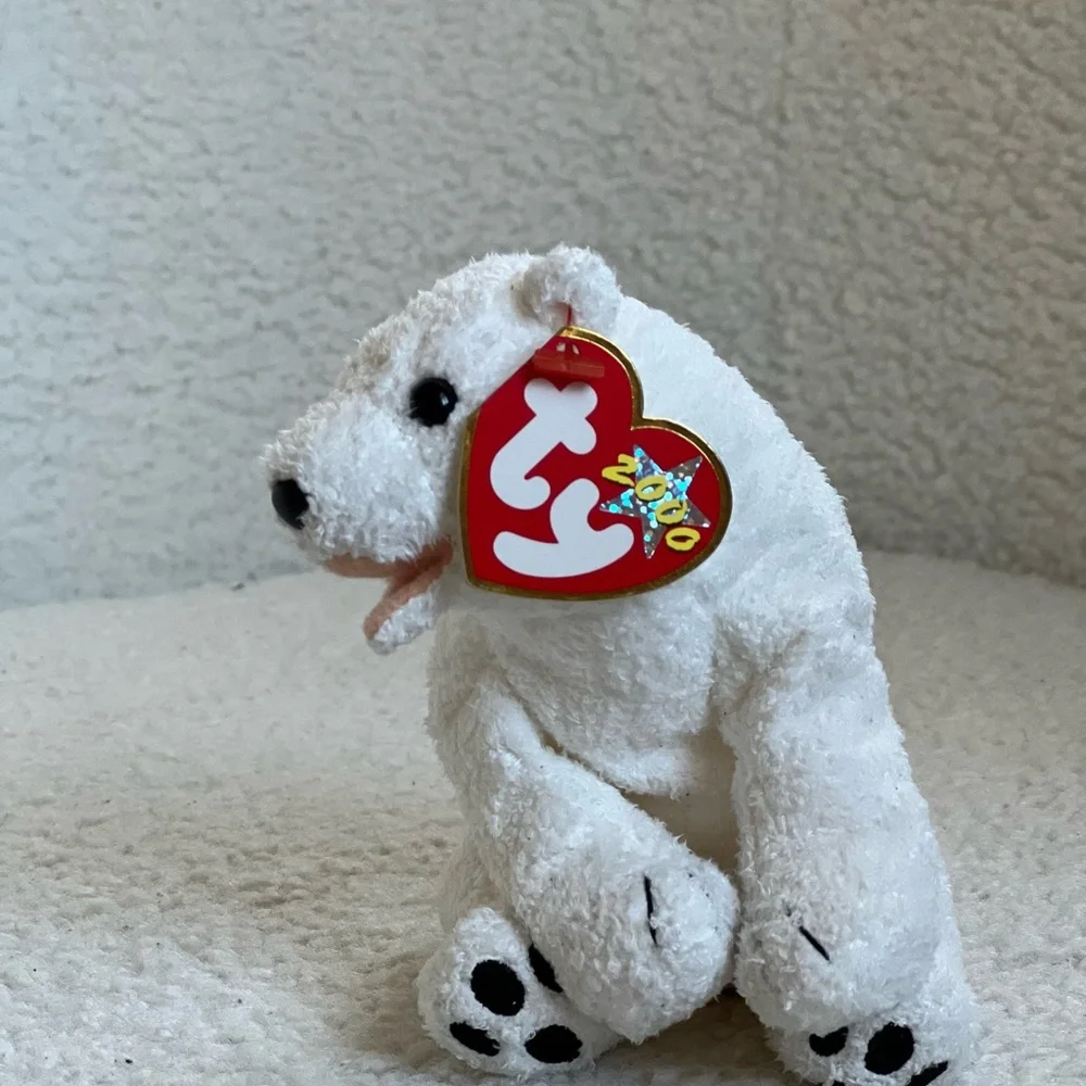 Ty Beanie Babies Aurora The Polar Bear - Picture 5 of 11